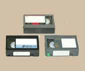 DVD-R、BD-Rへの保存をお勧めする、VHS-Cテープ